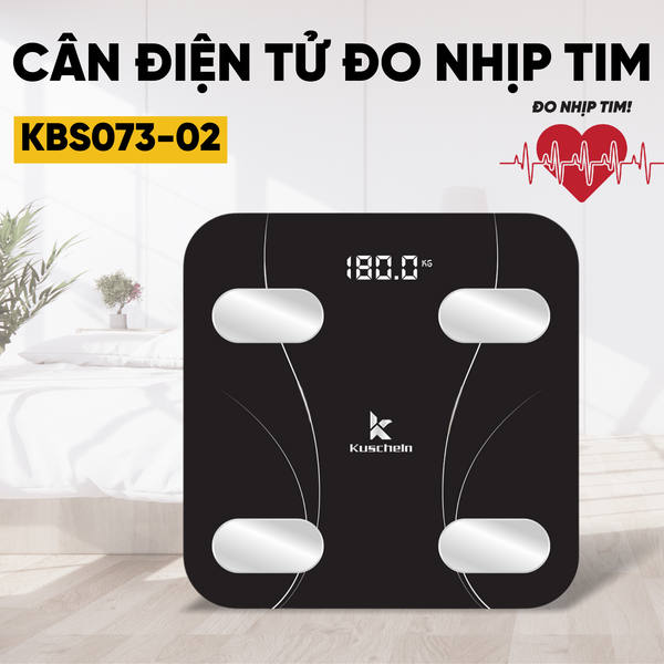 Cân điện tử đo nhịp tim Kuscheln KBS073-02 19 chỉ số cơ thể