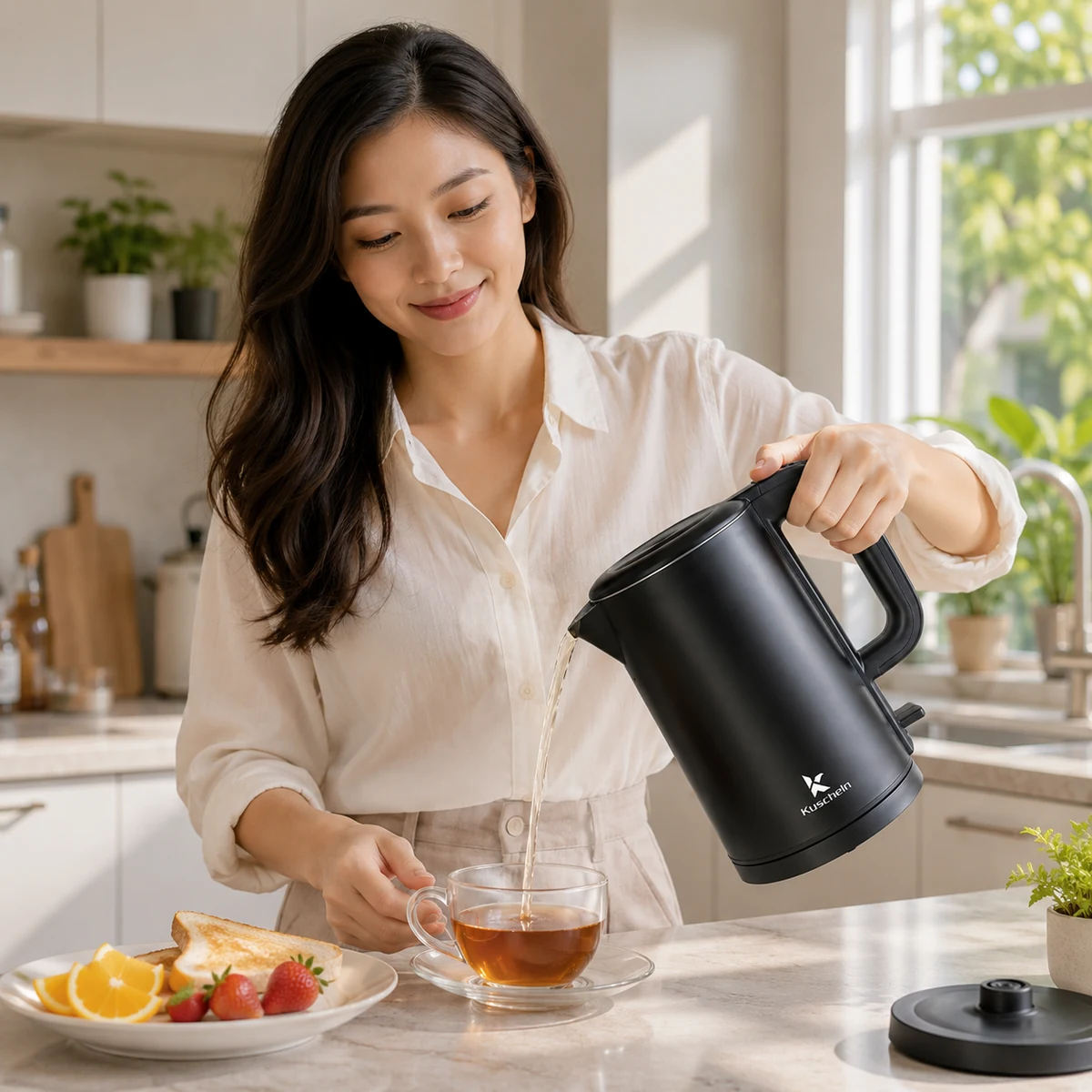 Ấm siêu tốc Kuscheln KEK023-1.8P2 1.8L inox 18/10 - Ảnh 11