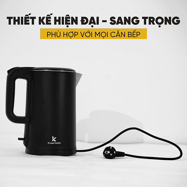 Ấm siêu tốc Kuscheln KEK023-1.8P2 1.8L inox 18/10 - Ảnh 2