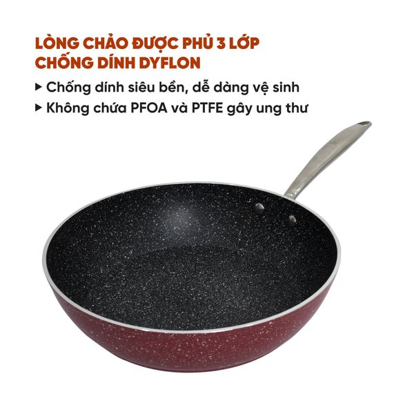 Chảo sâu lòng Kuscheln KFP574 nhôm 3 lớp chống dính