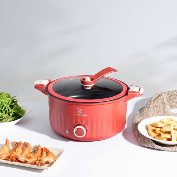 Nồi lẩu điện Kuscheln KHP5L-01 5L, 1000W vung kính