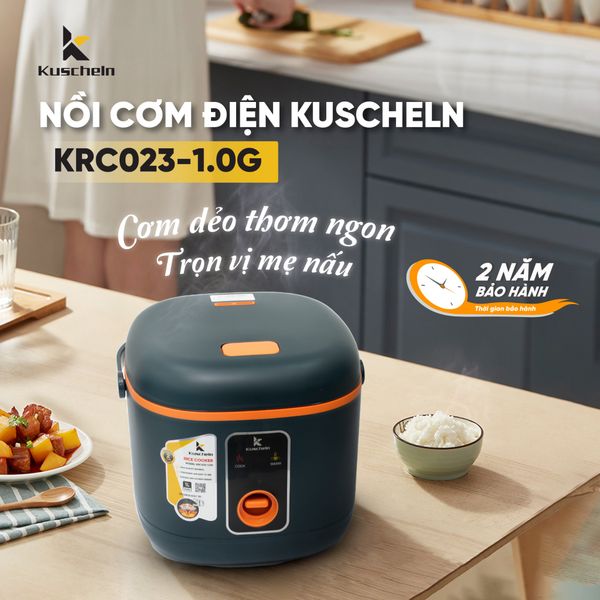 Nồi cơm điện Kuscheln KRC023-1.0G 1.0L mâm nhiệt ôm sát